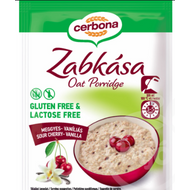Cerbona Zabkása Meggyes-vaníliás glutén- és laktózmentes 50g