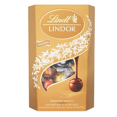  Lindt Lindor Assorted tejcsokoládé golyók 200g /8/