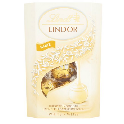  Lindt Lindor White tejcsokoládé golyók 200g /8/