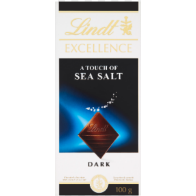 Lindt Excellence csokoládé Tengerisós 100g /20/