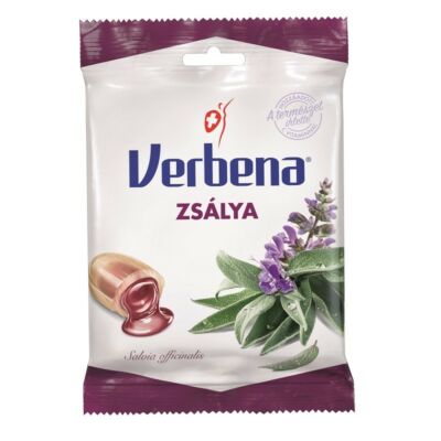 Verbena cukorka 60 g Zsálya ízű             