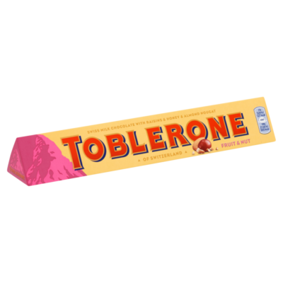 Toblerone mazsolás tejcsokoládé 100g