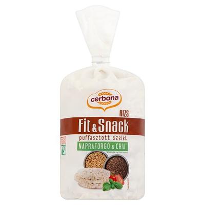 Cerbona Puffasztott Rizsszelet Napraforgó - Chia Mag 90g
