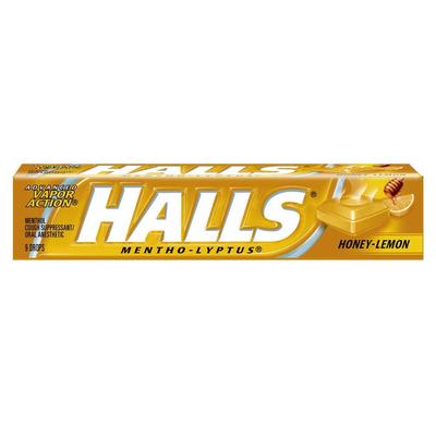 Halls Méz-Citrom cukorka 33,5 g