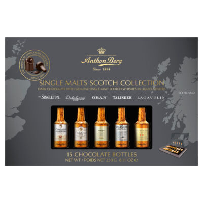 Anthon Berg Single Malt Scotch whiskyvel tt. csokoládék 10db-os 155G