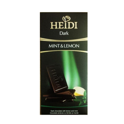 Heidi Dark Menta-citrom csokoládé 80g /20/
