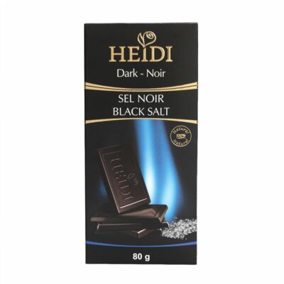 Heidi Étcsokoládé Dark Black Salt 80g 