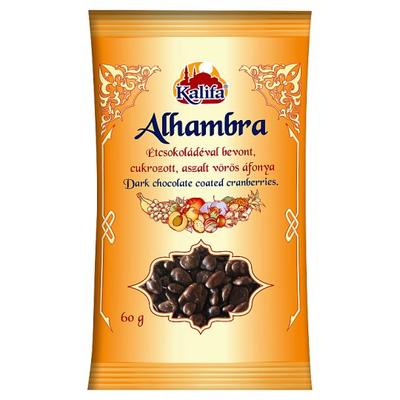 Kalifa Alhambra étcsokoládés aszalt vörös áfonya 60g