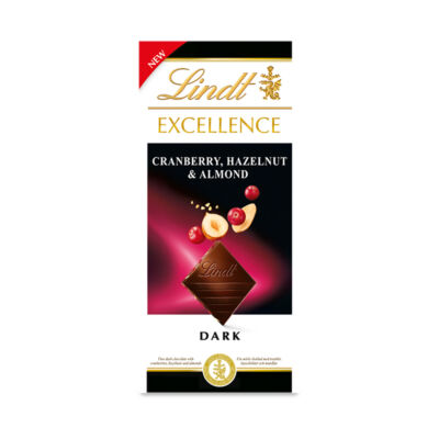 Lindt Excellence Cranberry & Almond étcsokoládé 100g