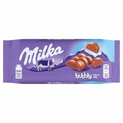 Milka bubbly  alpesi   tejcsokoládé 90 g          