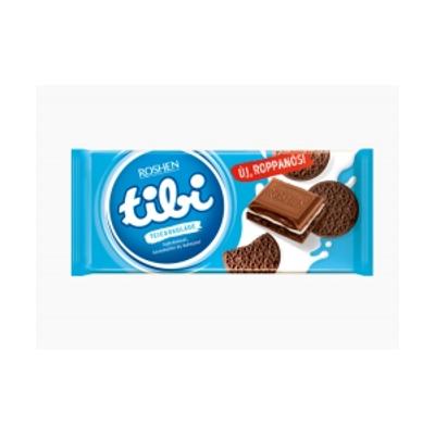 Tibi tejcsokoládé tejkrémmel és ostyával 90g