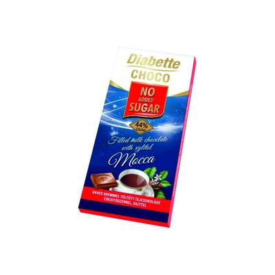 Diabette Nas kávés krémmel töltött tejcsokoládé 80g /10/
