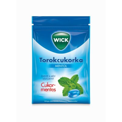 Wick Mentolos torokcukorka cukormentes 72g