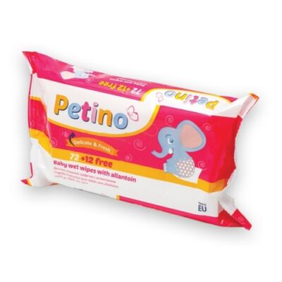 Petino Baby Nedves Törlőkendő 84db