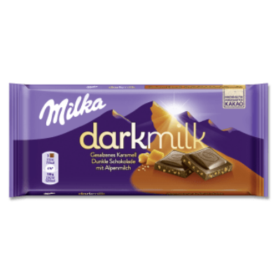 Milka Darkmilk Caramel 85g 