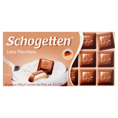 Schogetten csokoládé 100g Latte Macchiato 