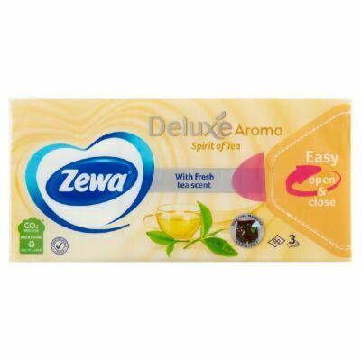Zewa Deluxe Spirit of Tea papírzsebkendő 90db