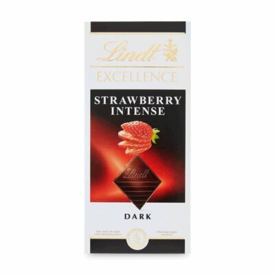  Lindt Excellence Strawberry étcsokoládé  100g 